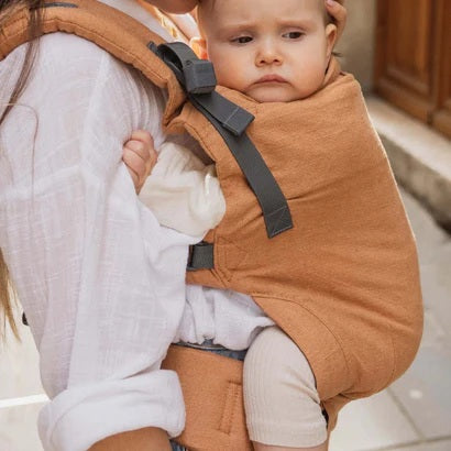 Boba X Linen Baby Carrier Rye Brown
