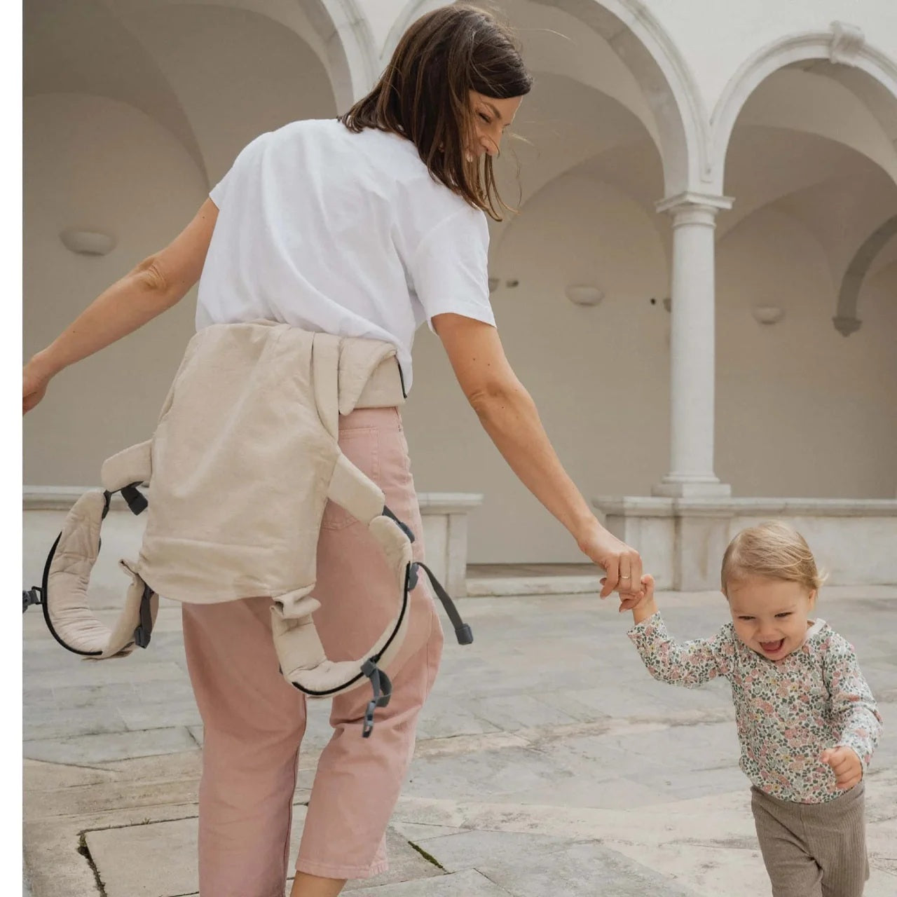 Boba X Linen Baby Carrier Pampas Beige