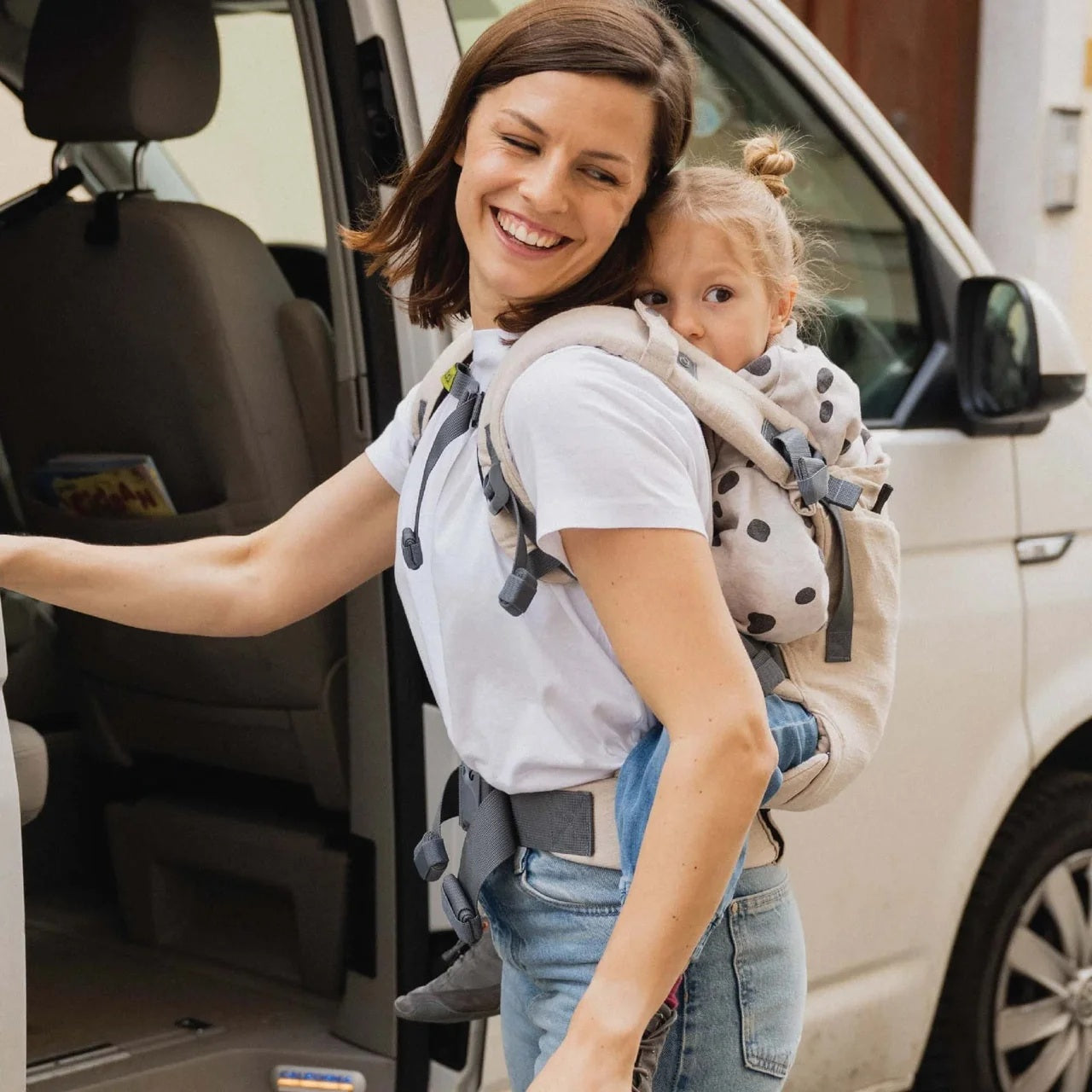 Boba X Linen Baby Carrier Pampas Beige