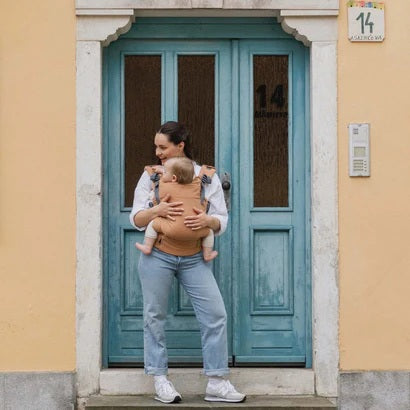 Boba X Linen Baby Carrier Rye Brown