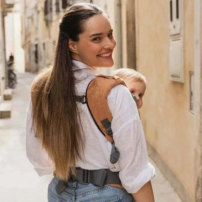 Boba X Linen Baby Carrier Rye Brown